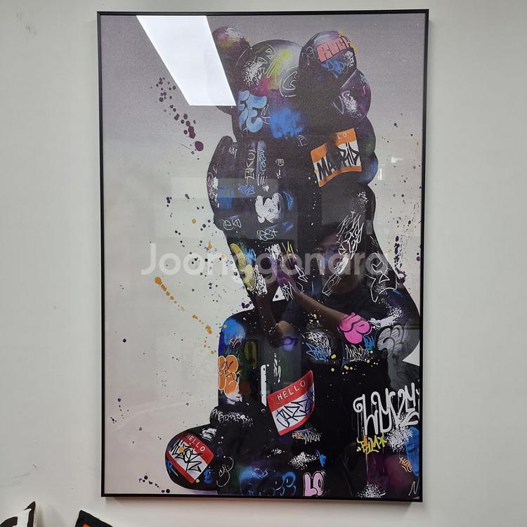 카우스 액자 그림액자 대형그림 브릭베어 인테리어액자 팜--1
