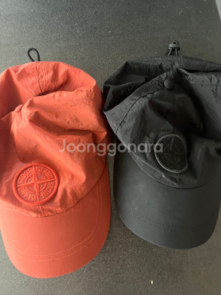 스톤 아일랜드 모자 L 나일론 볼캡--0