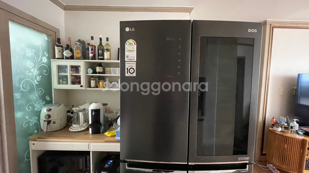 lg 노크온 냉장고 f872mt75t(870L)--1