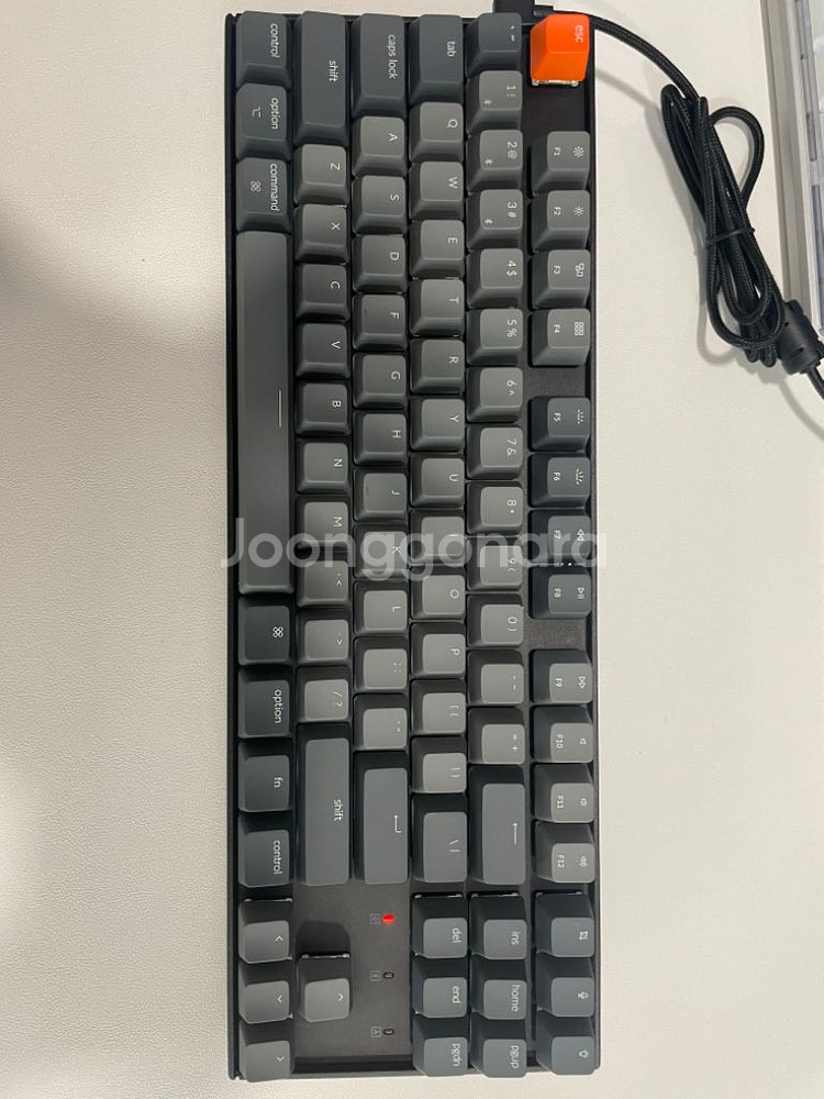 키크론 K8 WHITE LED 기계식 핫스왑 갈축--5