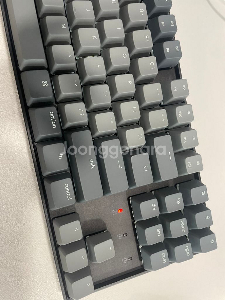 키크론 K8 WHITE LED 기계식 핫스왑 갈축--7