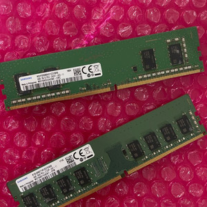 삼성 데스크탑용 ddr4 ram 4g 2개