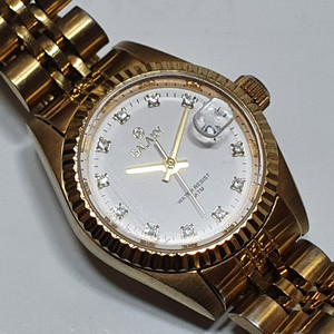 오리엔트 시계 갤럭시 여성용 금장 시계 중고 판매합니다
