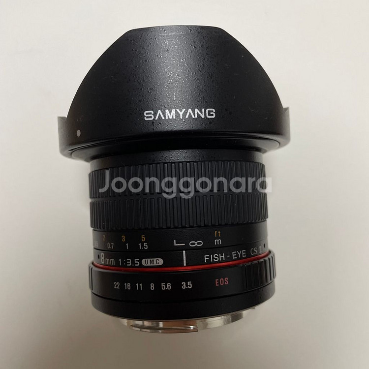 삼양 어안렌즈 8mm f3.5 판매합니다.--1