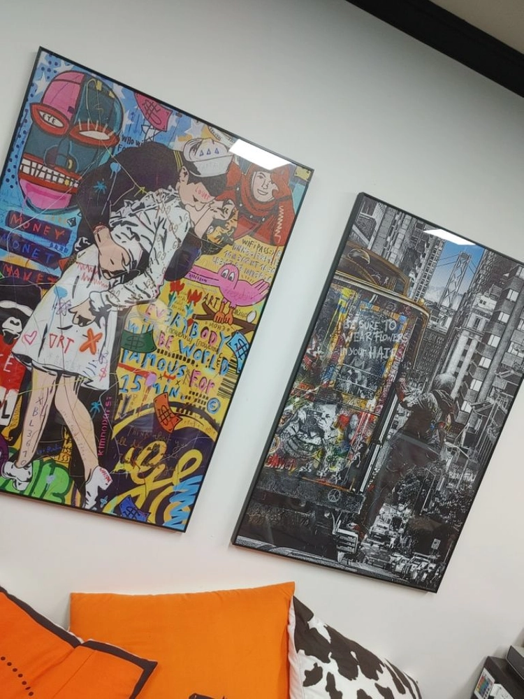 키스하는여인 그림액자 대형그림 인테리어액자 팝니다 이미지