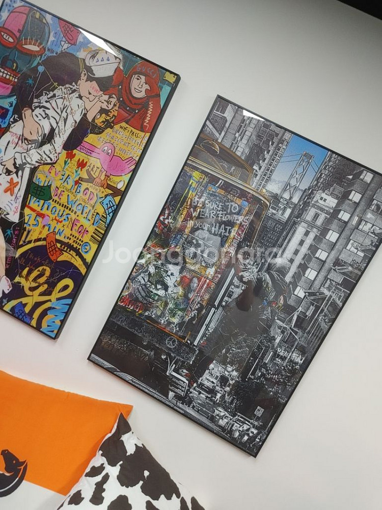 키스하는여인 그림액자 대형그림 인테리어액자 팝니다--2