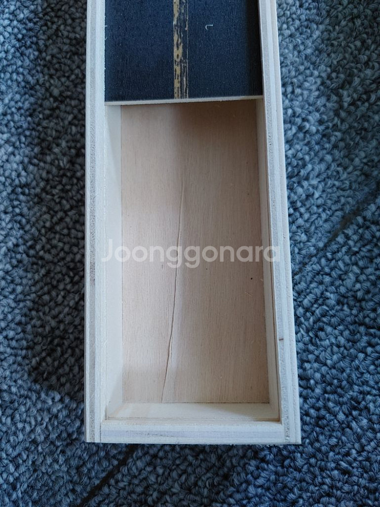 기사단장 죽이기 소설 굿즈 필통 케이스 원목 보관함--5