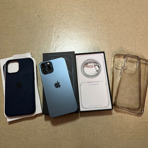 <풀박> 아이폰 12프로맥스 256g 퍼시픽 블루 S급