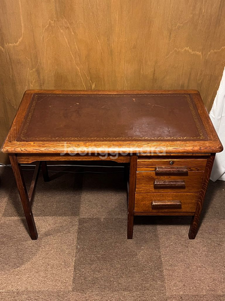 엔틱영국책상,빈티지책상,레트로,원목책상--1