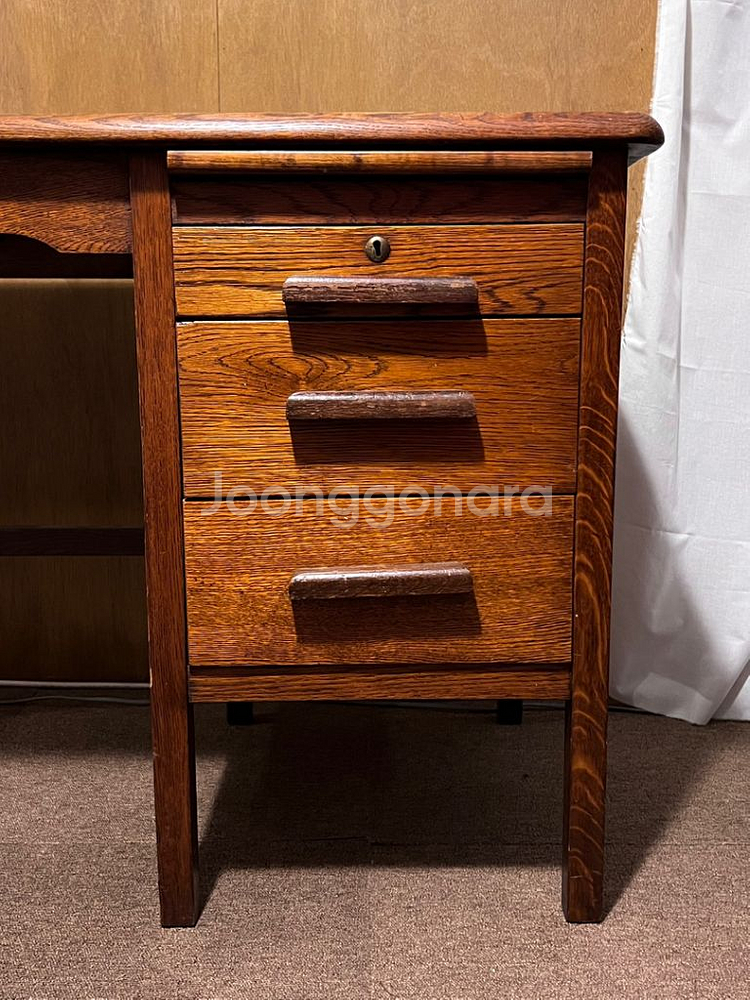 엔틱영국책상,빈티지책상,레트로,원목책상--5