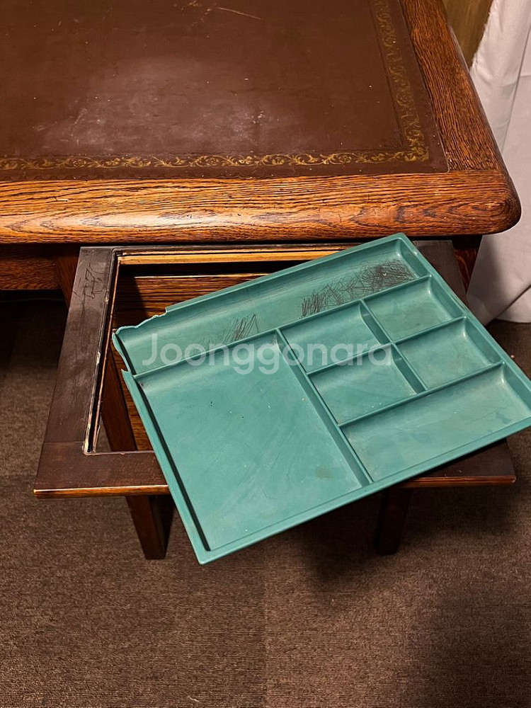 엔틱영국책상,빈티지책상,레트로,원목책상--8