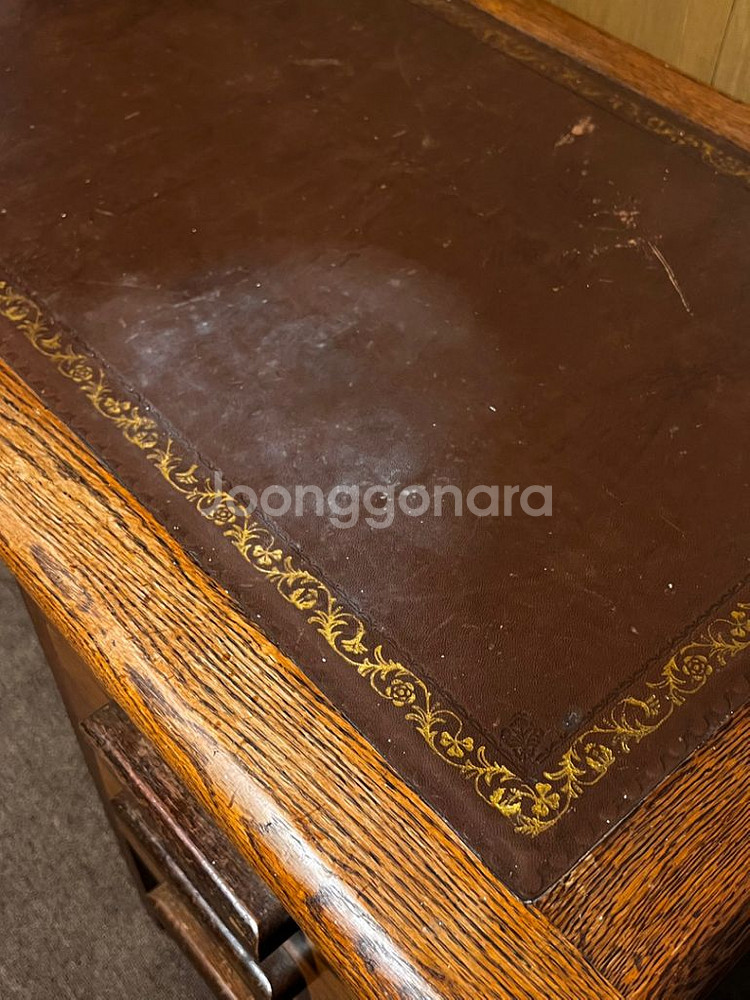 엔틱영국책상,빈티지책상,레트로,원목책상--4