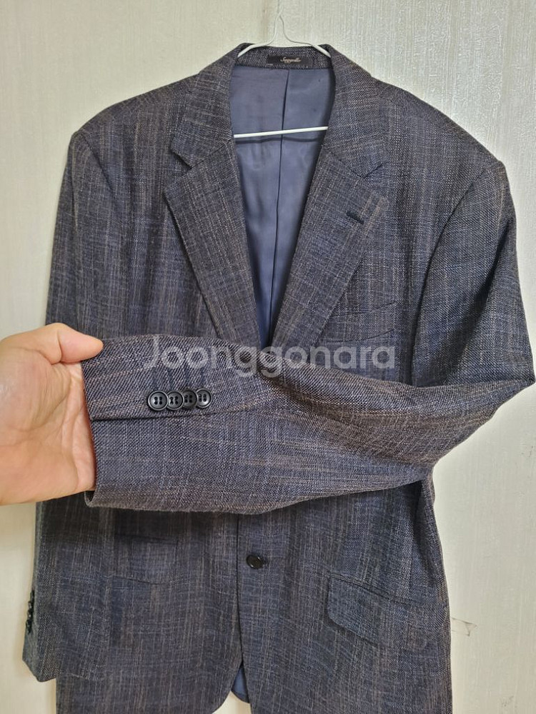 남성 갤럭시 이태리 울.실크 블레이져 (105)--2