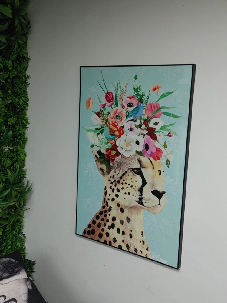 치타그림 퓨마그림 대형그림 그림액자 인테리어액자 팝니다 이미지