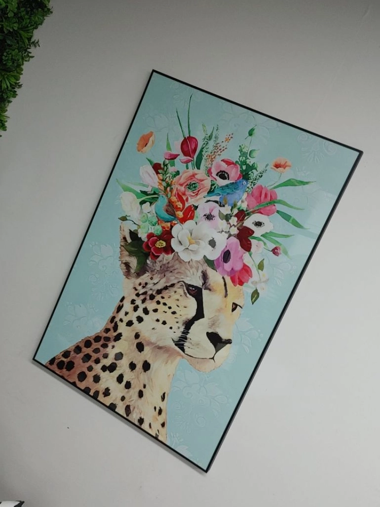 치타그림 퓨마그림 대형그림 그림액자 인테리어액자 팝니다 이미지