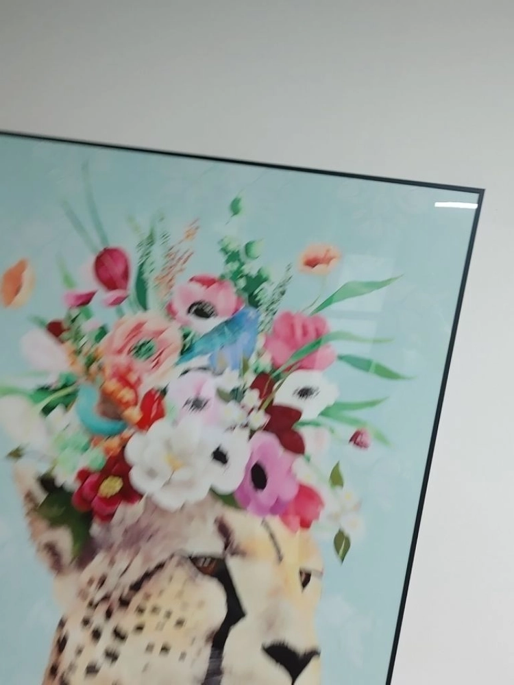 치타그림 퓨마그림 대형그림 그림액자 인테리어액자 팝니다 이미지