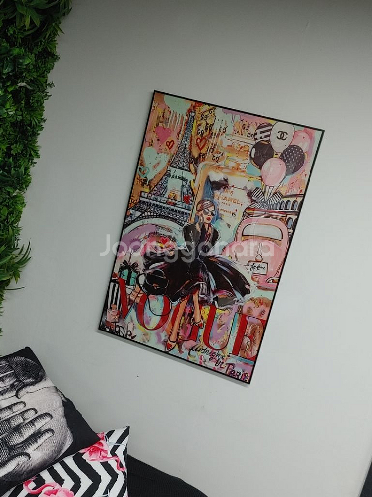 샤넬 풍 오드리햅번 팝아트그림 그림액자 대형그림 팝니다--8