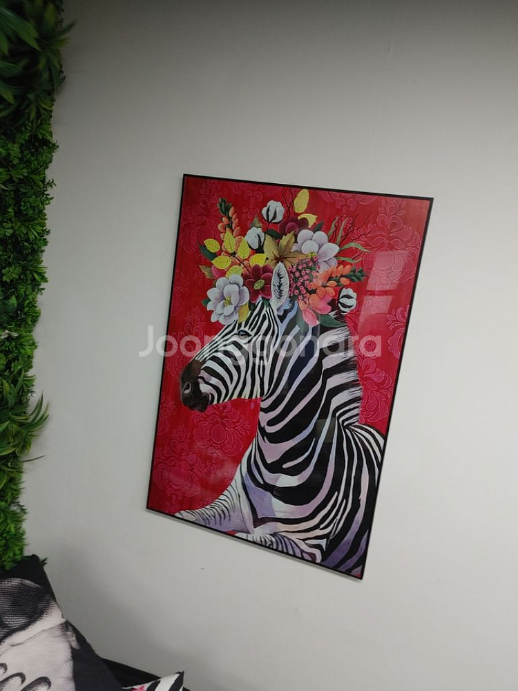 얼룩말그림 말그림 그림액자 인테리어액자 대형그림 팜--4