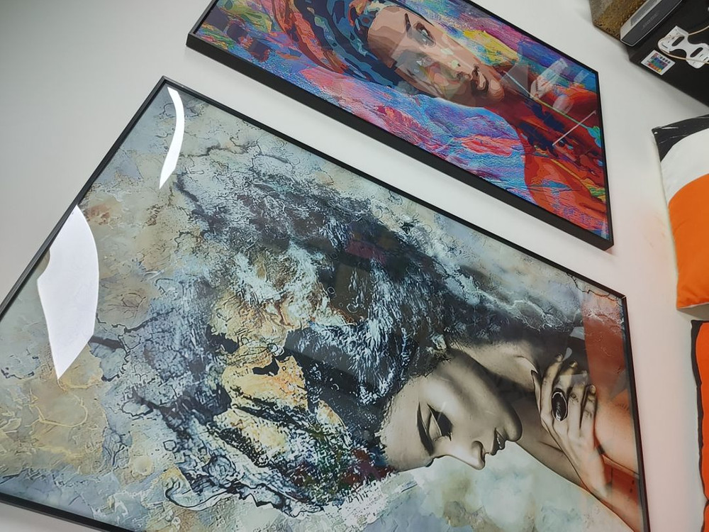 아프리카 풍 감성여인 그림액자 대형그림 인테리어액자 팜--6