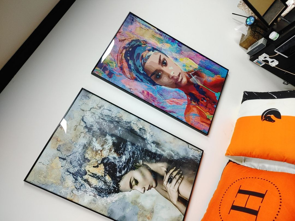 아프리카 풍 감성여인 그림액자 대형그림 인테리어액자 팜--3