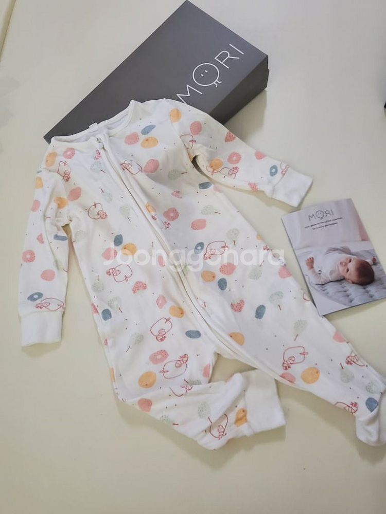 북유럽 아기바디수트+고리수건--1