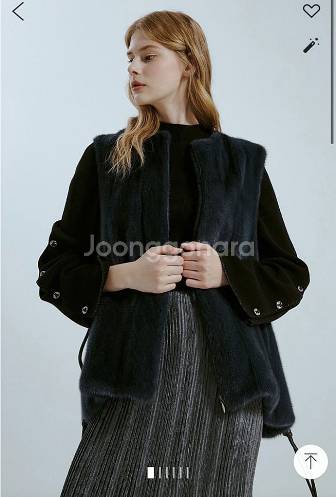 랑방(한섬)밍크베스트--6