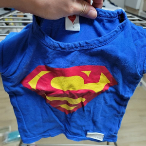 유아동 수퍼맨 티셔츠 100