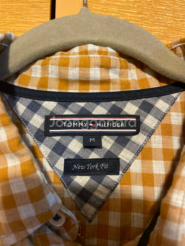 타미힐피거 체크셔츠--1