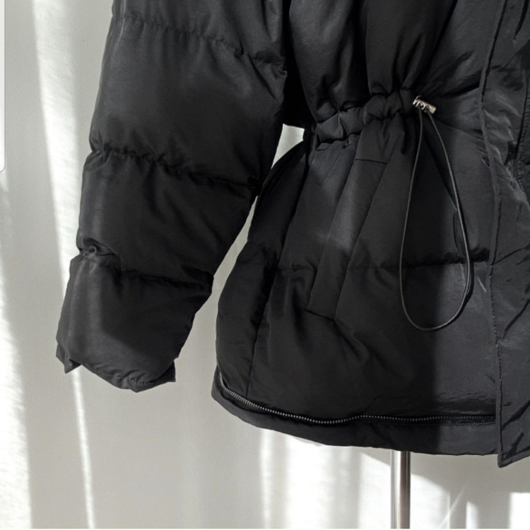 리얼퍼 스트링 패딩점퍼--3