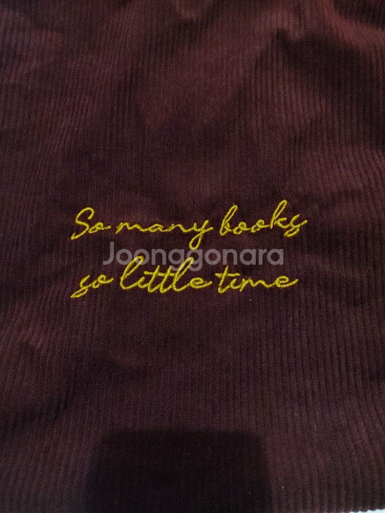 골덴 에코백 와인색 자주색 숄더백 데일리가방 보조가방--5