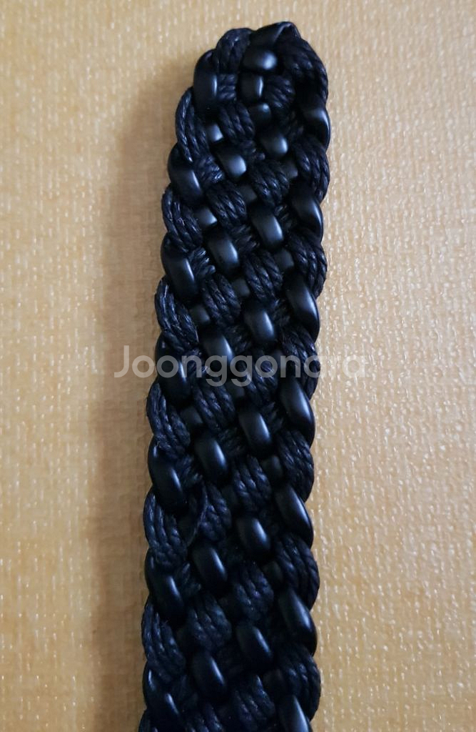 검은색 꽈베기 벨트 한번사용한 거의새상품 폭 3.5cm--3