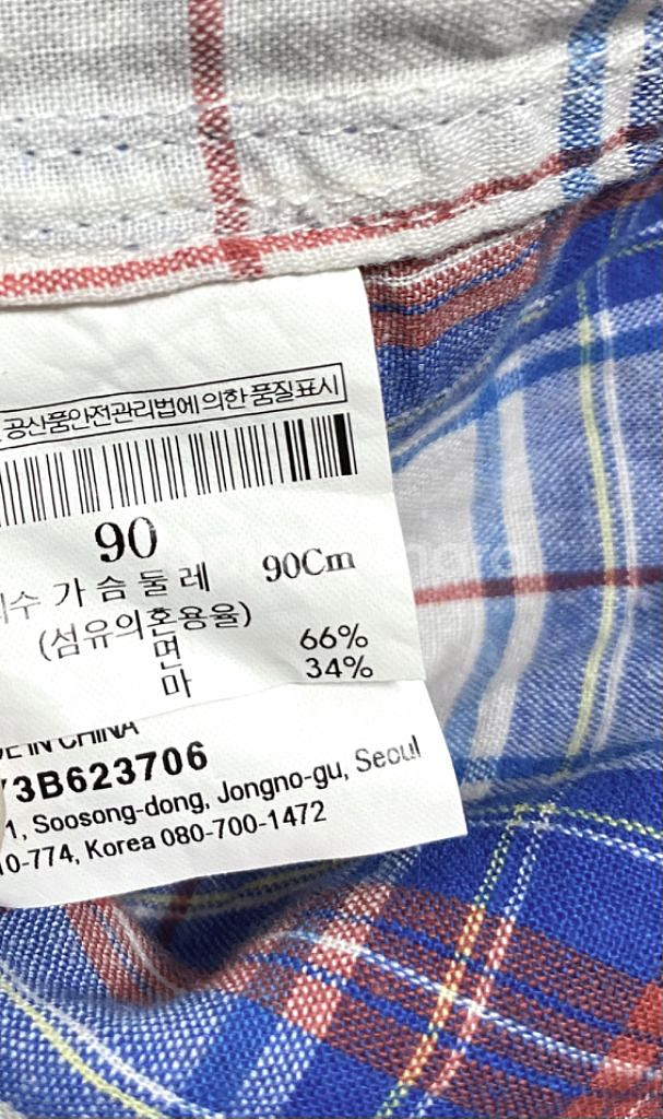 빈폴 체크셔츠--6
