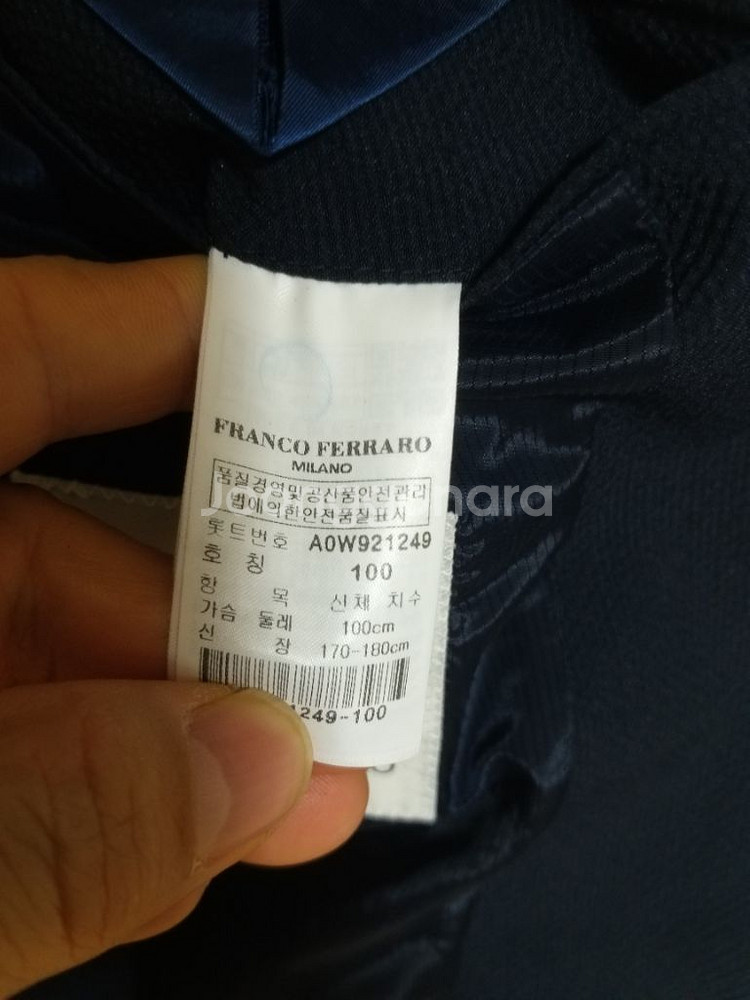 남성 프랑코페라로 봄여름 캐주얼자켓 (스판.네이비95)--5