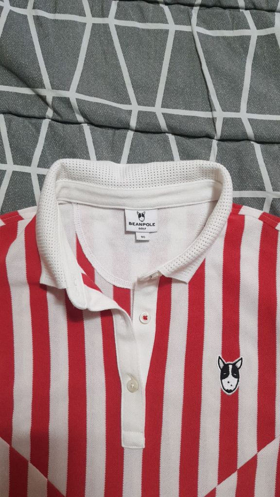 빈폴골프 스판민소매 90 여성55 가슴41 기장61 이미지