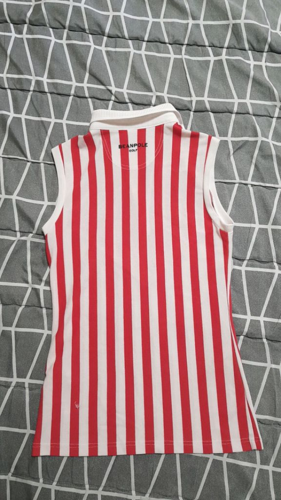 빈폴골프 스판민소매 90 여성55 가슴41 기장61 이미지