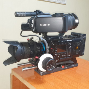 카메라 소니 방송장비 F55 4K 니콘렌즈 6셋트포함