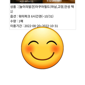 하남/안성/고양 아쿠아필드 성인 2매 워터파크 6시간권