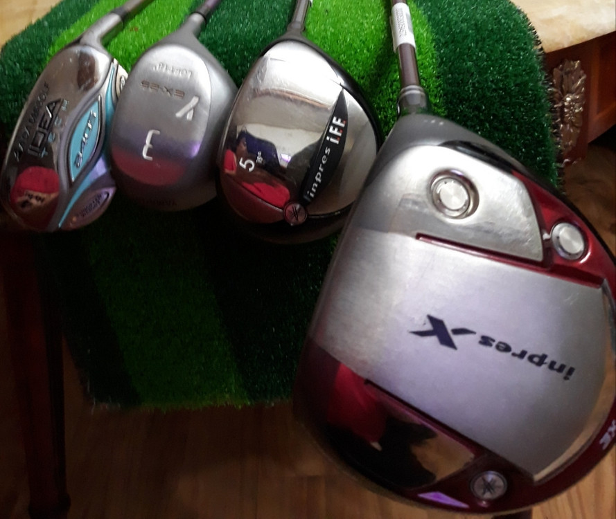 여성 Lady Yamaha inpres 골프채풀세트--3