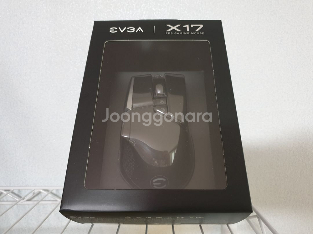 EVGA X17 블랙 8K 고성능 게이밍 마우스 정품--4