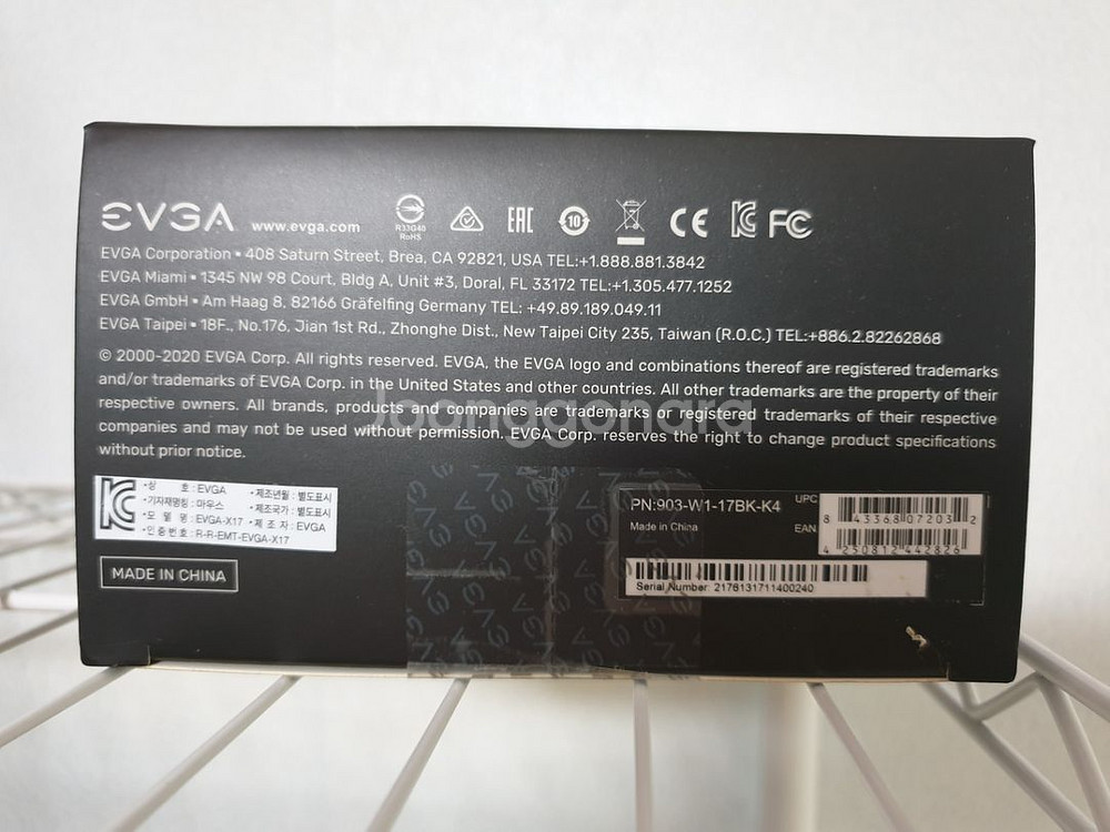 EVGA X17 블랙 8K 고성능 게이밍 마우스 정품--5