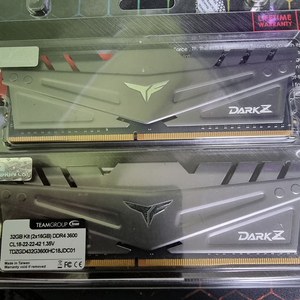 DDR4 3600 32GB RAM 램팝니다