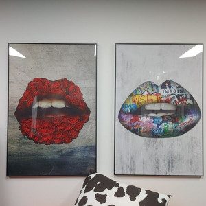 입술그림 꽃그림 초대형액자 대형그림 그림액자 그림 팜