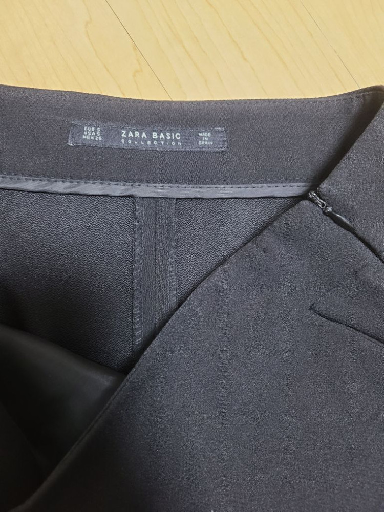 자라 와이드팬츠--1