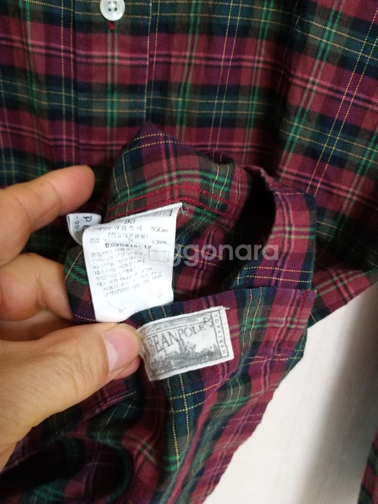 여성 빈폴 가을 겨울 체크셔츠 (박시95)--4