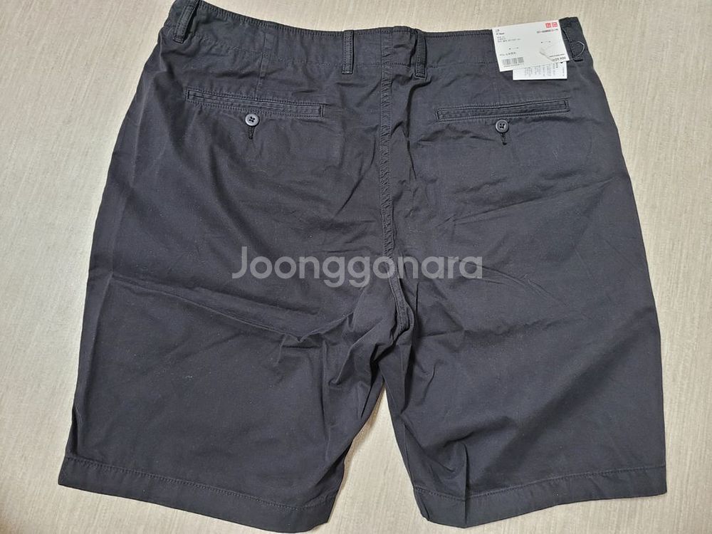 유니클로 치노 쇼트팬츠 블랙 xl 팝니다--1