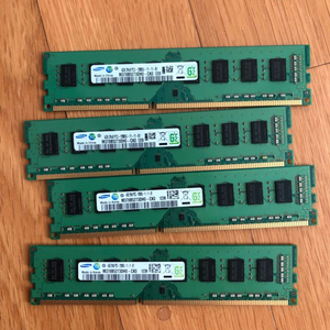 삼성 PC용 DDR3 12800 4GB 메모리 x 4개