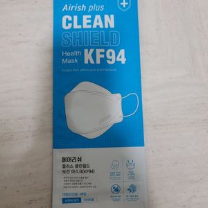 마스크 kf94 에어리쉬 플러스 클린쉴드 흰색 대형