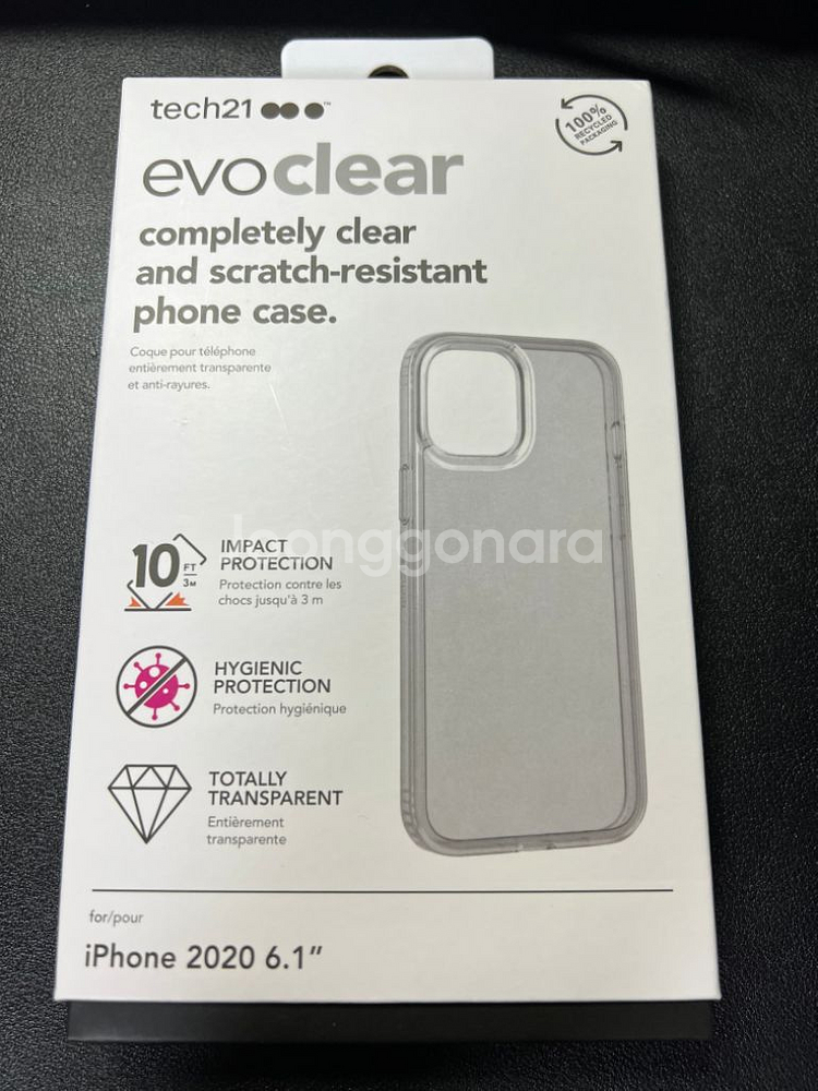 아이폰12 일반/프로용 tech21 evoclear--0