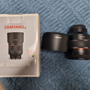 삼양 rf 85mm 1.4 AF 캐논R마운트판매합니다
