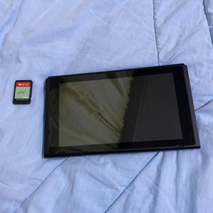 스위치 본체+조이스틱+동숲 게임칩만 팔아요~